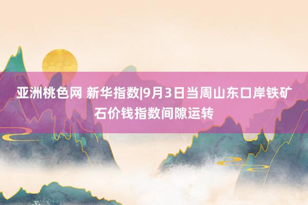 亚洲桃色网 新华指数|9月3日当周山东口岸铁矿石价钱指数间隙运转