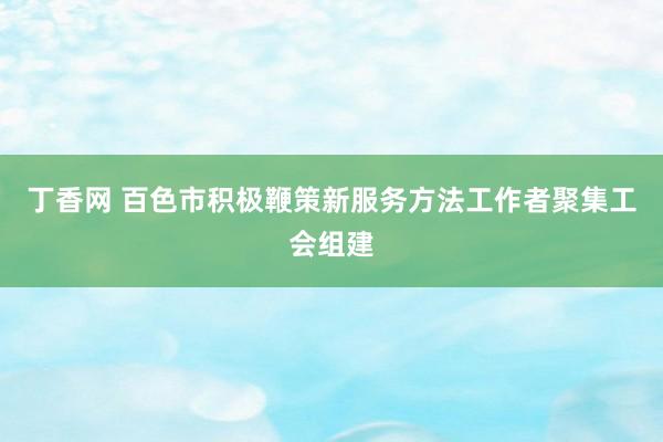 丁香网 百色市积极鞭策新服务方法工作者聚集工会组建