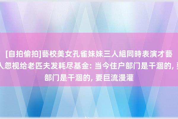 [自拍偷拍]藝校美女孔雀妹妹三人組同時表演才藝 毛振华各人忽视给老匹夫发耗尽基金: 当今住户部门是干涸的， 要巨流漫灌