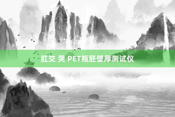 肛交 哭 PET瓶胚壁厚测试仪