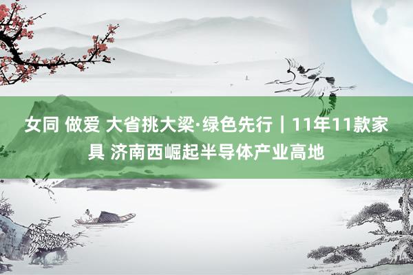 女同 做爱 大省挑大梁·绿色先行｜11年11款家具 济南西崛起半导体产业高地