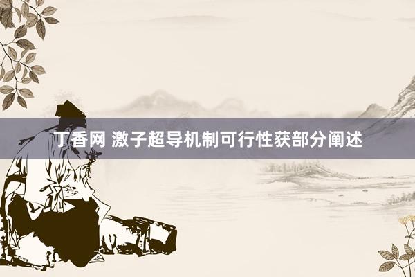 丁香网 激子超导机制可行性获部分阐述